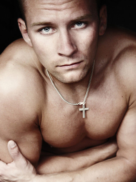 Young male model with amaying body - Valokuva, kuva
