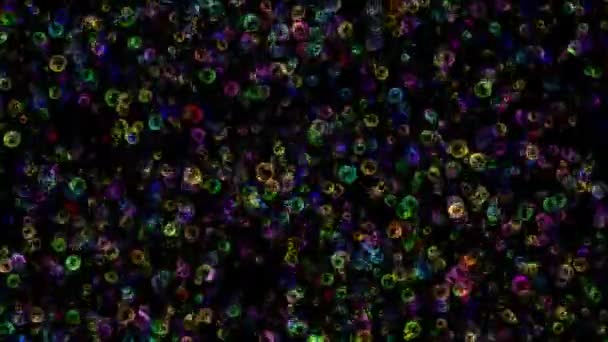 absztrakt buborék színét - Felvétel, videó