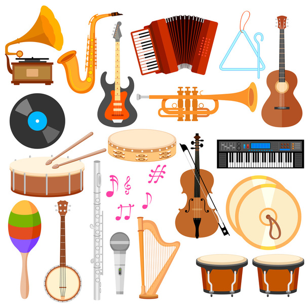 Hudební nástroj - Vektor, obrázek