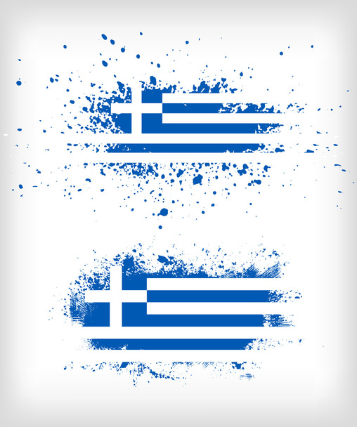 Грандж грецького чорнила плюшевих векторів прапора
 - Вектор, зображення