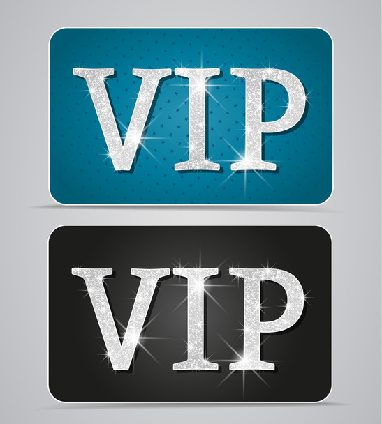 vip cards - Vector, Image