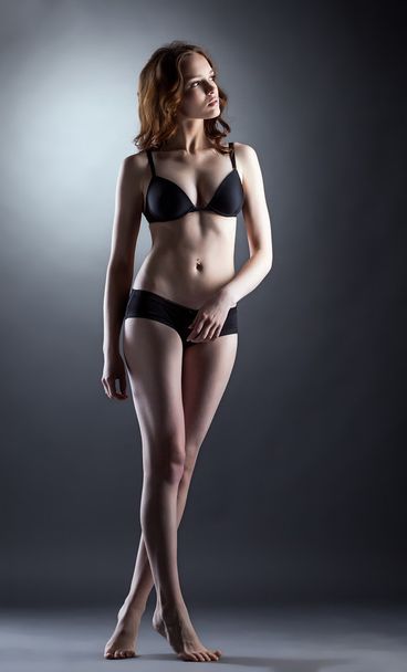 Comely young model posing in lingerie - Φωτογραφία, εικόνα