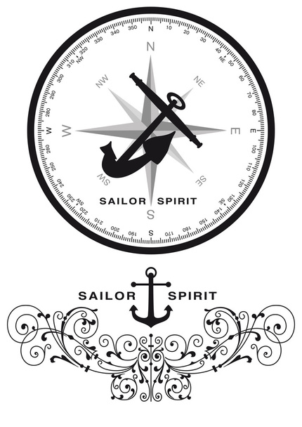 ναύτης πνεύμα - Διάνυσμα, εικόνα