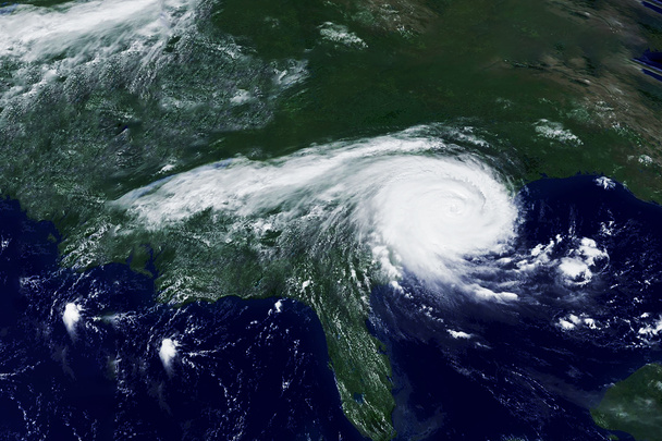 Ураган з космосу Елементи цього зображення були обладнані НАСА. Фотографія високої якості - Фото, зображення