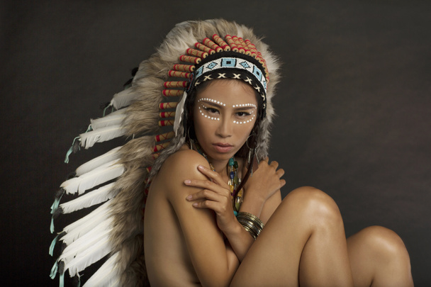 chica india americana nativa
 - Foto, imagen
