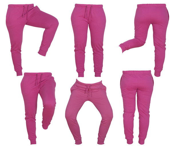 Collage de pantalones rosas de mujer
 - Foto, Imagen