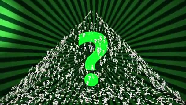 Πυραμίδα του ερωτηματικά - Πλάνα, βίντεο