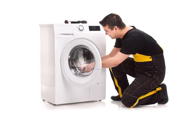 Reparador da máquina de lavar roupa
 - Foto, Imagem