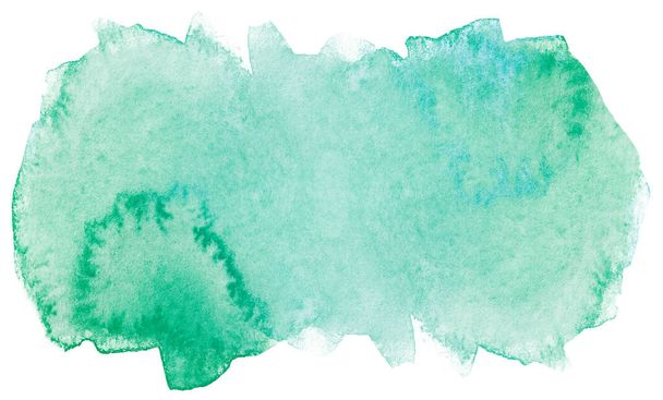 green watercolor texture background - Photo, Image