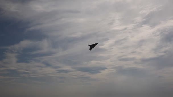Vulcan bommenwerper militaire vliegtuigen vroeger gebruikt door de Britse raf - Video