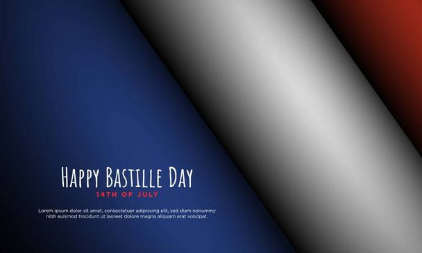 Bastille Day Sfondo Design. 14 luglio. - Vettoriali, immagini