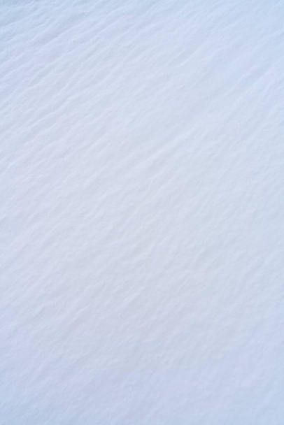 White snow with texture. Fresh snow background - Photo, Image