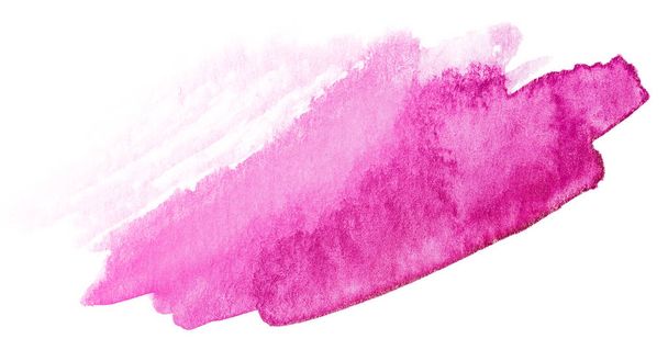 紫色の手描き水彩要素ぬれたブラシは、縞模様の抽象的なベクトル紙のテクスチャイラストを描いた。芸術的なカード、バナー、印刷、要素のデザイン - 写真・画像