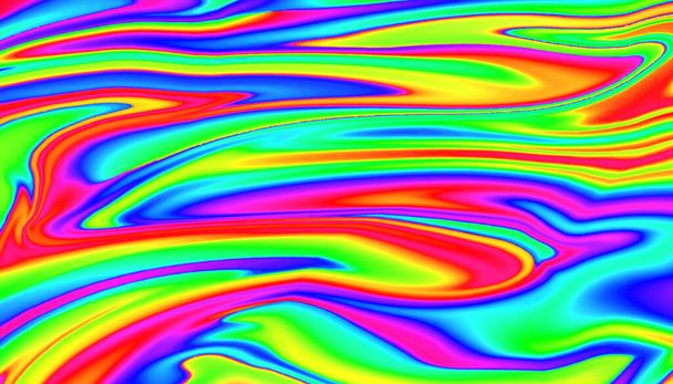Abstract colorful smooth liquid background - Vector, Image