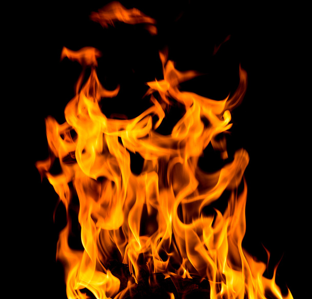 Orange fire lángok - Fotó, kép