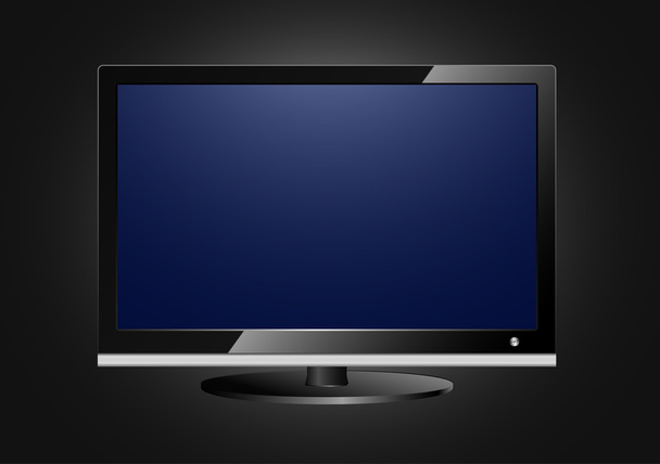 TV de pantalla plana (LCD, plasma
) - Vector, Imagen