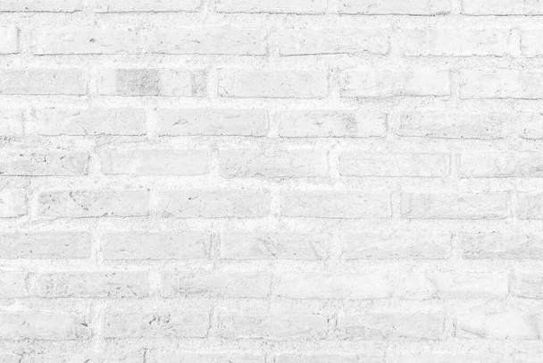 vintage white brick wall texture background - Photo, Image