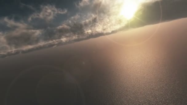nuages coucher de soleil vol libre au-dessus
 - Séquence, vidéo