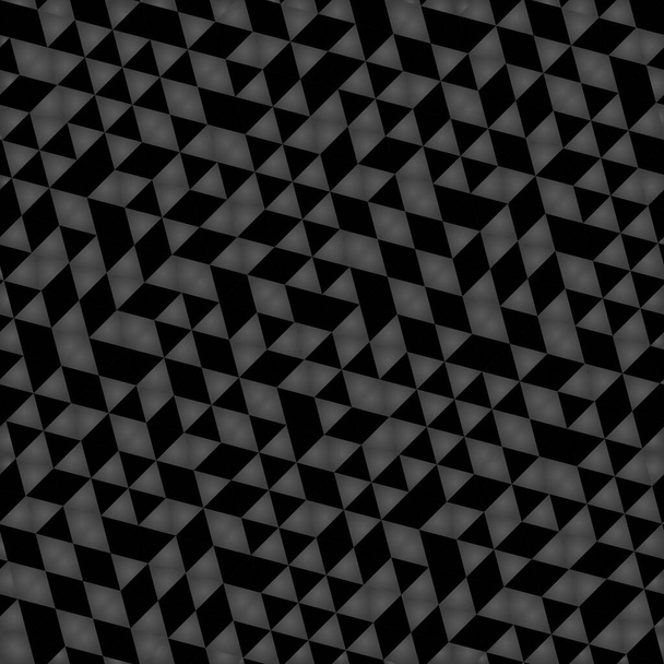 Patrón geométrico de vectores sin costura con triángulos abstractos - Vector, Imagen