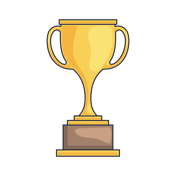 golden trophy cup - Vecteur, image