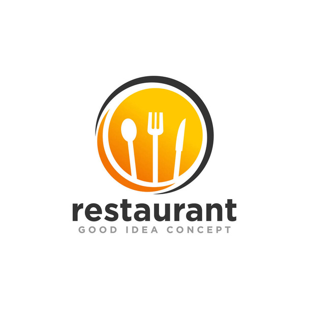 Ikona logo żywności wektor projektowania - Wektor, obraz