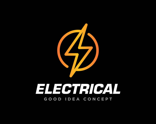 Elektrischer Logo-Design-Vektor - Vektor, Bild