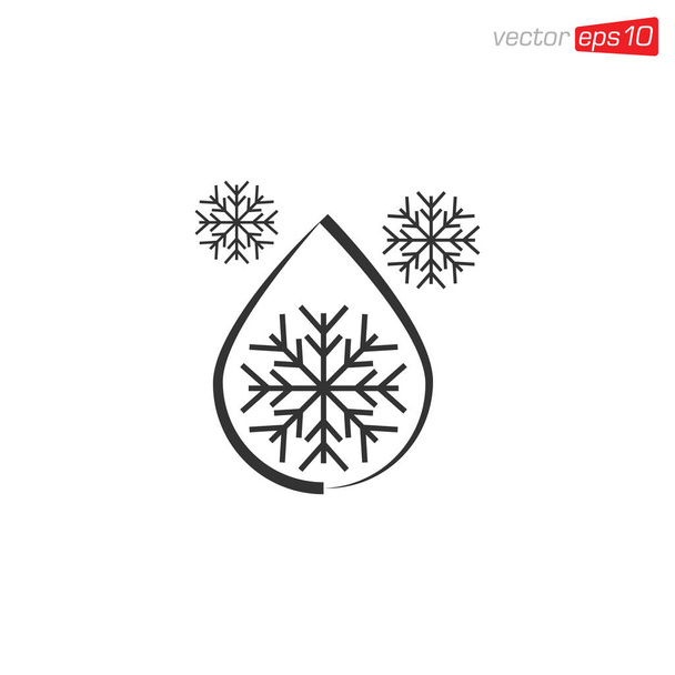 Ice Icon Design Vector Illustration - Vektör, Görsel