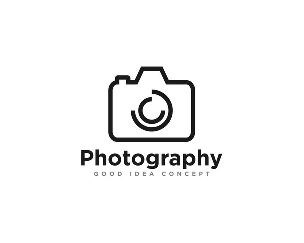 カメラ写真ロゴアイコンデザインベクトル - ベクター画像