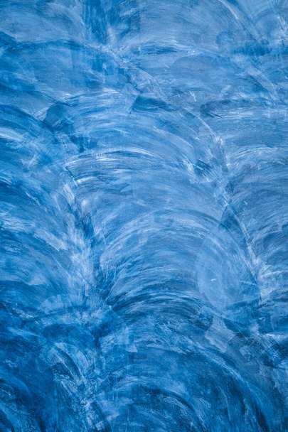 Blue color texture cement wall use for background - Φωτογραφία, εικόνα