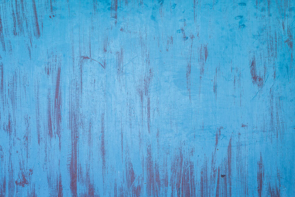 old blue wall use for background - Фото, изображение