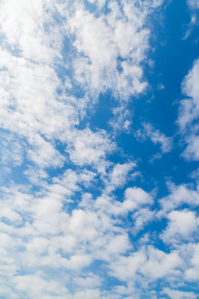 Light blue sky clouds soft background - Photo, Image