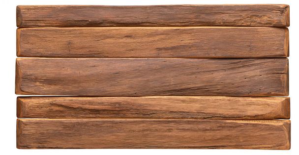 textura de madera. superficie de tablero vintage aislado sobre fondo blanco - Foto, imagen
