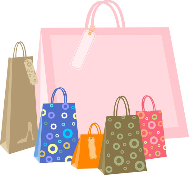 Shopping bag - Vetor, Imagem