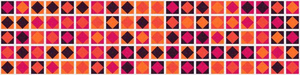 Abstracto color geométrico patrón de mosaico generativo ilustración de arte computacional, imitación de piezas de color azulejo - Vector, imagen