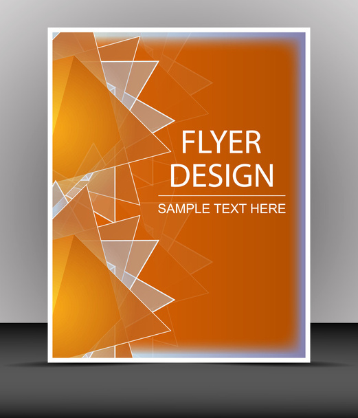 dekking ontwerp, business flyer sjabloon of corporate banner, map - Vector, afbeelding