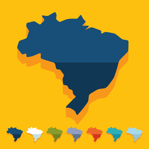Icono Brasil
 - Vector, imagen