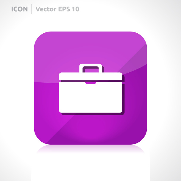 Briefcase icon - Vektor, obrázek