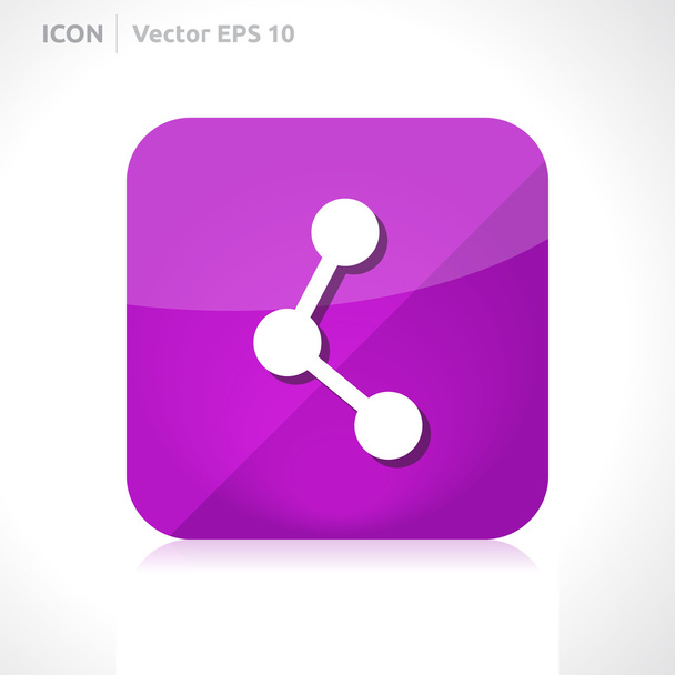 Share icon - Vector, afbeelding