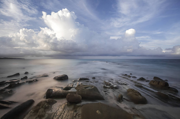 длительный захват берега в Борнео - Малайзия - Фото, изображение