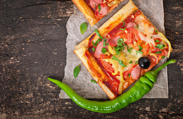Pizza slices - Photo, Image