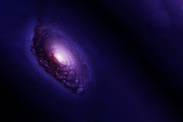 Beautiful spiral galaxy. Elements of this image were furnished by NASA. High quality photo - Photo, Image
