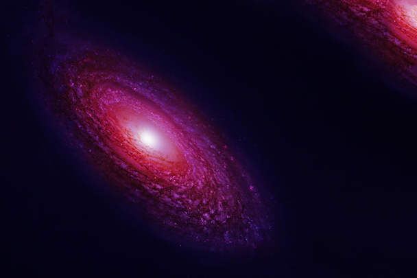 Piękna galaktyka spiralna. Elementy tego obrazu zostały dostarczone przez NASA. Wysokiej jakości zdjęcie - Zdjęcie, obraz