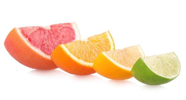 barevné citrusové řezy - Fotografie, Obrázek