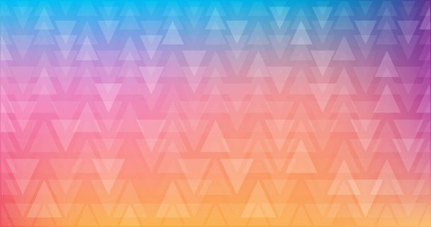 Patrón geométrico abstracto de triángulos translúcidos de diferentes tamaños. Fondo decorativo iridiscente colorido. Hermoso protector de pantalla moderno. - Foto, imagen