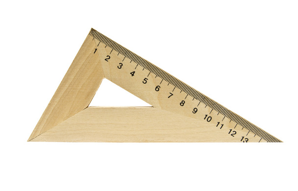 triângulo de madeira
 - Foto, Imagem