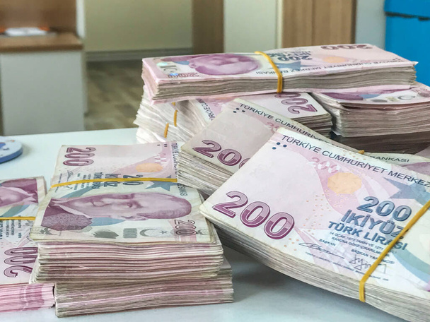 Λίρα Τουρκίας, Τουρκικά χρήματα) - Φωτογραφία, εικόνα