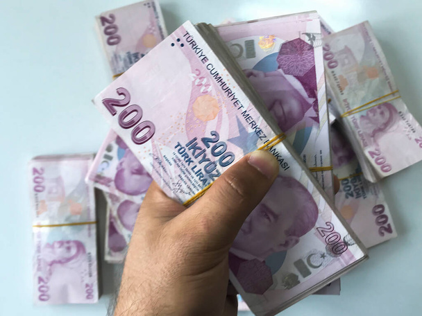 Turkin liira, Turkin raha (Turkin turkkilainen parasi liira) - Valokuva, kuva