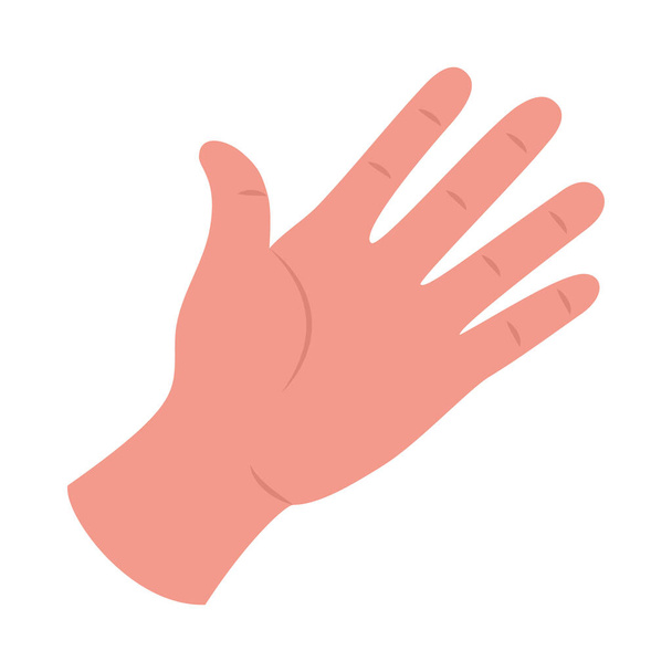 Menschenhand-Ikone - Vektor, Bild