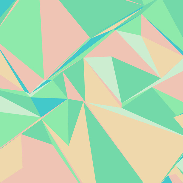 Abstract background with colorful triangles for magazines, booklets or mobile phone lock screen - Vector, afbeelding