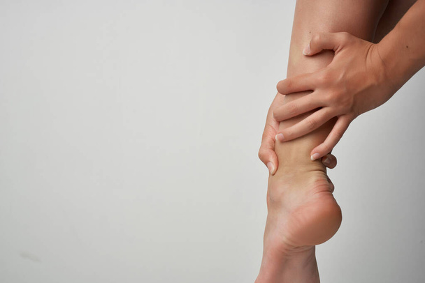 massage des pieds problèmes de santé blessures douleurs articulaires - Photo, image
